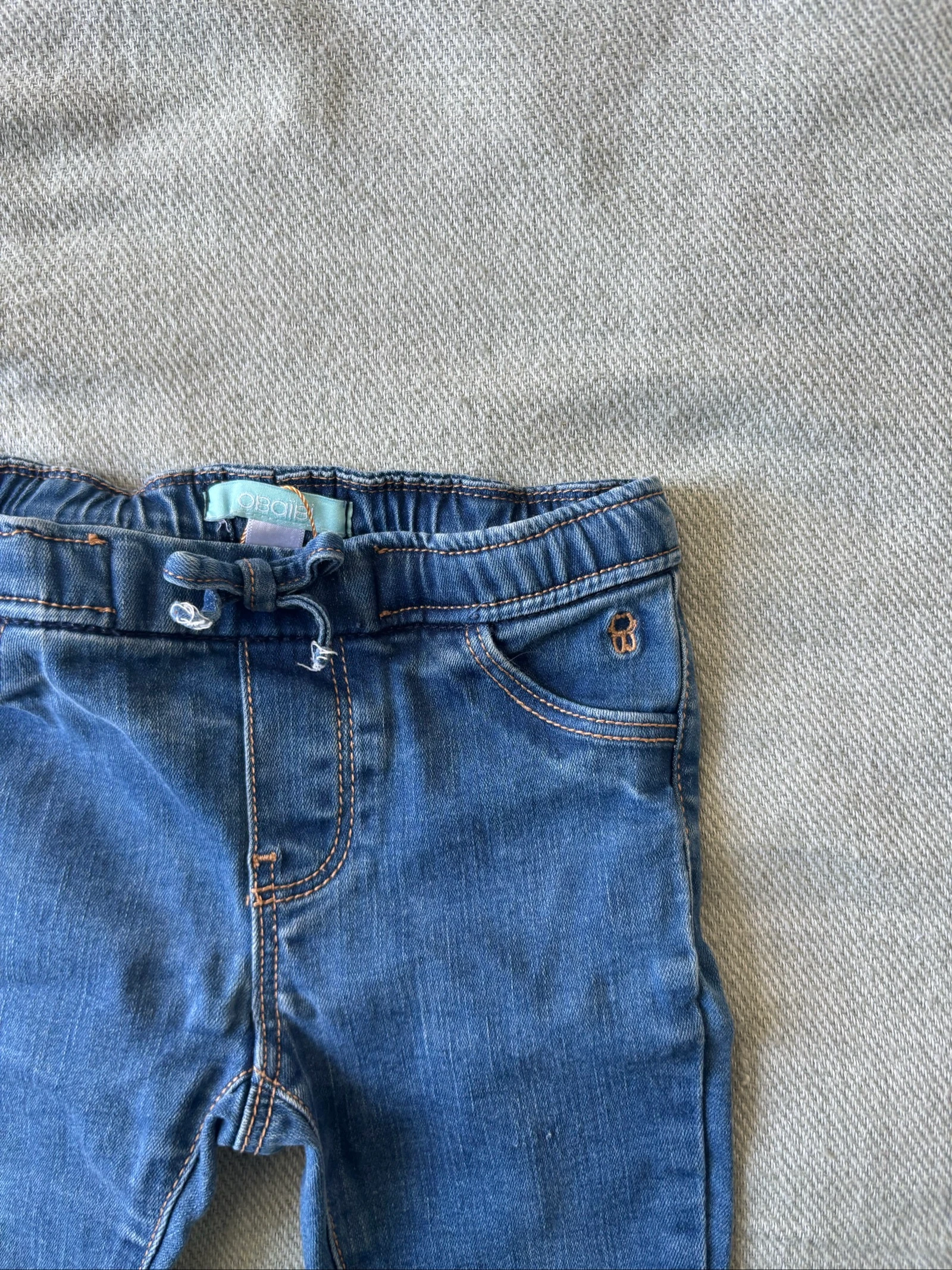 157/ Blue Jeans - Obaïbi - 9 months - 71 cm – photo 2